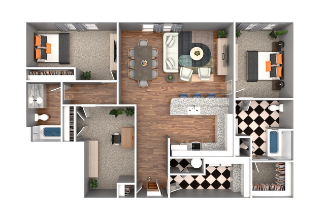 2 Bedroom 2 Bathroom