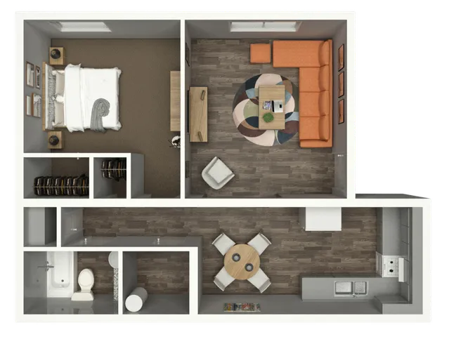 1 bedroom 1 bathroom