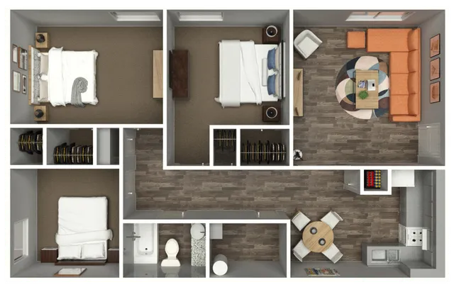 3 bedroom 1 bathroom