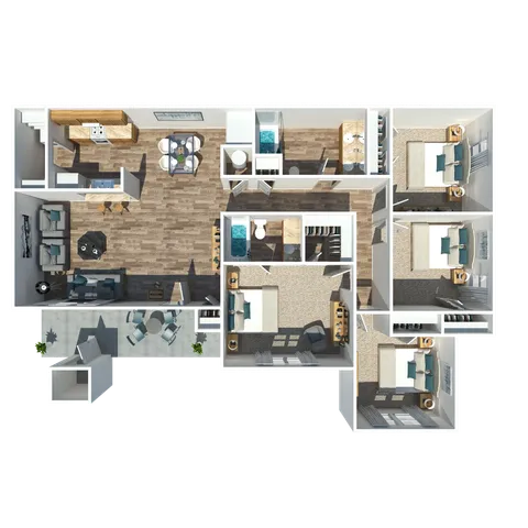 4 Bedroom 3 Bathroom