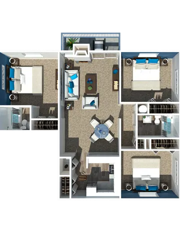 3 bed 2 ba