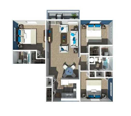 3 Bedroom 2.5 Bathroom