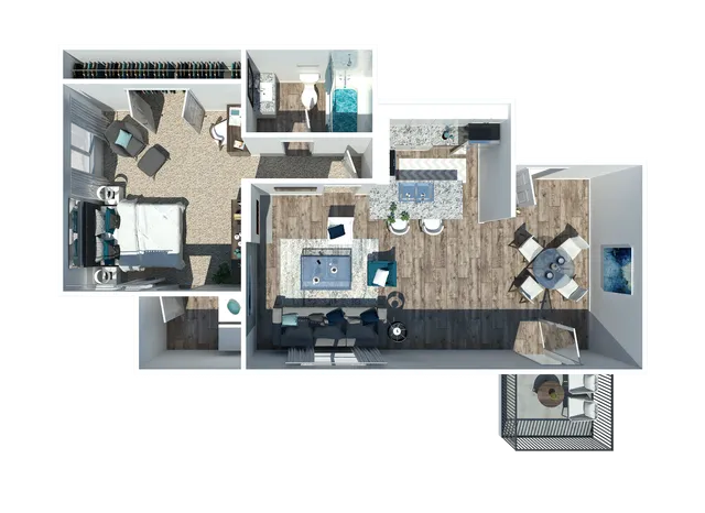 1B1BA 847 Sq Ft