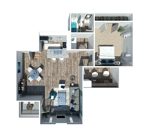1B1BA 988 Sq Ft
