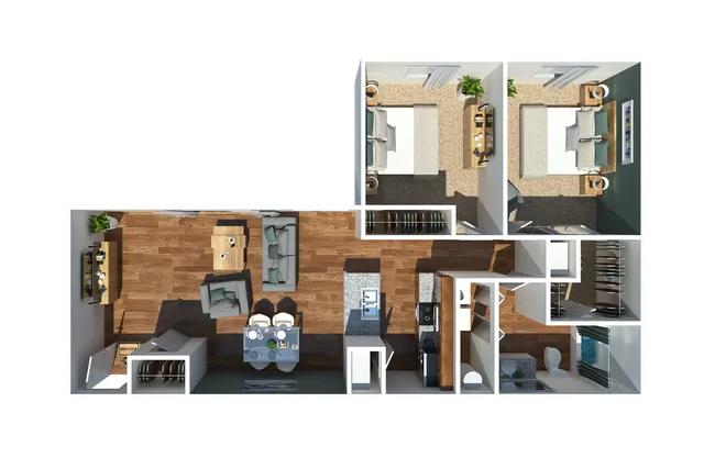 Two Bedroom Floorplan