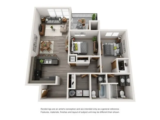 2 bedroom