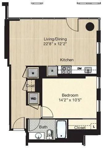 Tier 29.3 - Small 1 Bed 1 Bath