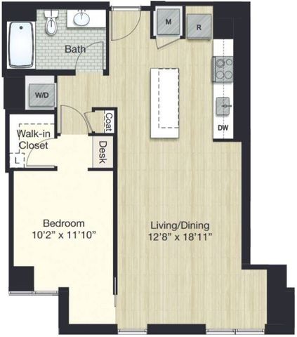 Tier 7.0 - 1 Bed 1 Bath