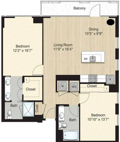 Tier 51.1 - 2 Bed 2 Bath