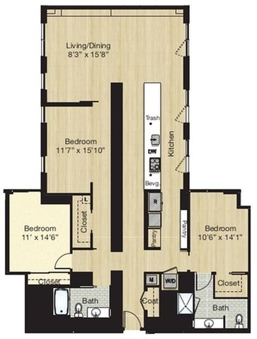 Tier 31.0 - 3 Bed 3 Bath