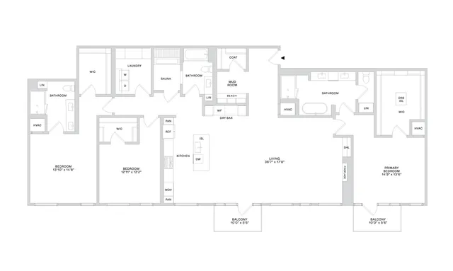 Three Bedrooms