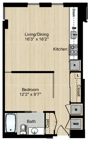 Tier 11.2 - 1 Bed 1 Bath