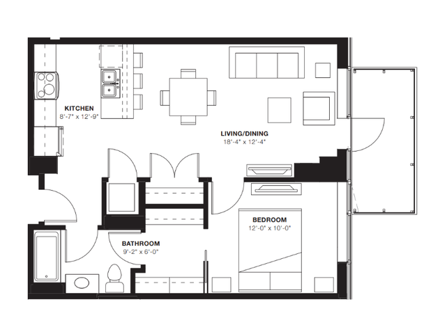 1E-1 Bed