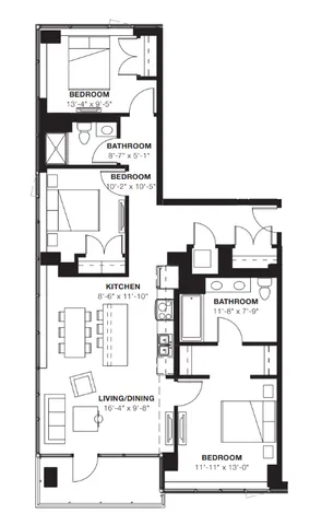 3A-3 Bed