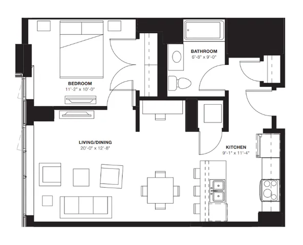 1B.1-1 Bed