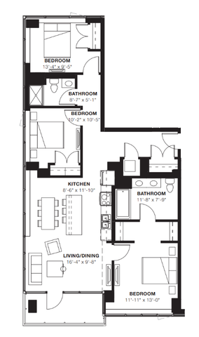 3A.1-3 Bed