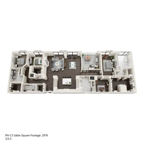 99 West Paces - Spacious Floor Plan