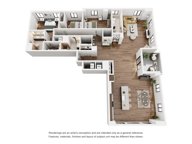 3 Bed/3 Bath Penthouse 1