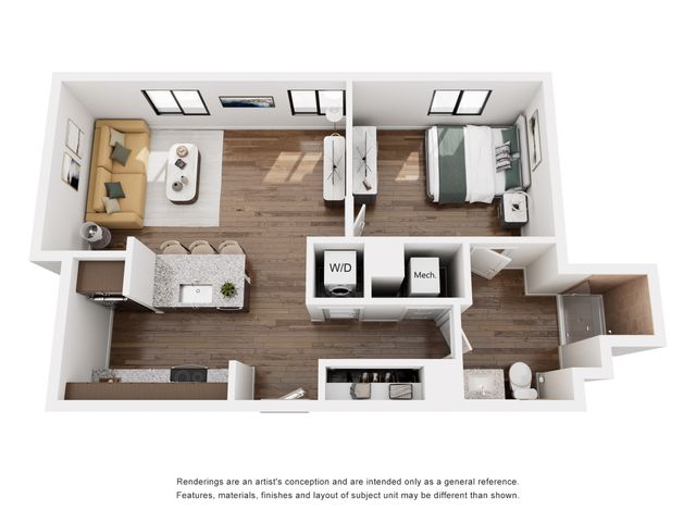 1 Bed/1 Bath