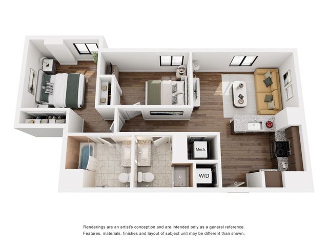2 Bed/2 Bath