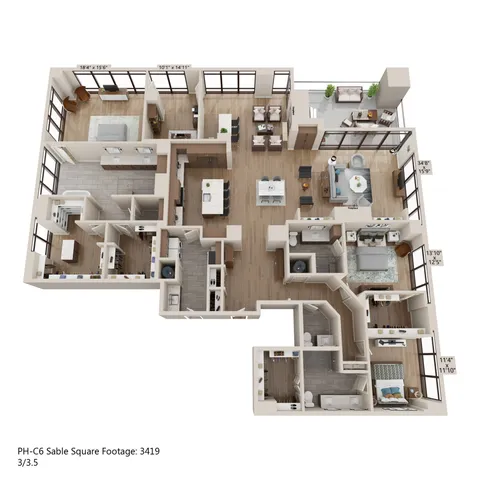 99 West Paces - Spacious Floorplan