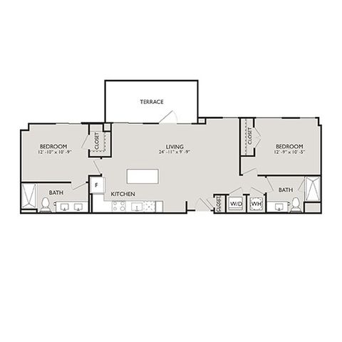 Rock Creek Penthouse Floorplan Diagram