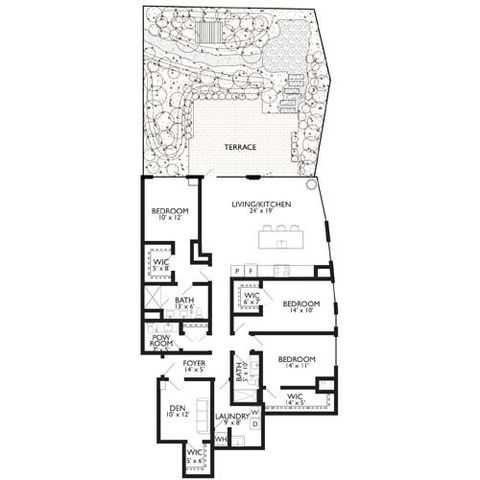 Ravel and Royale - Floor Plan Diagram