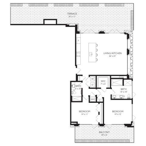 Ravel and Royale - Floor Plan Diagram