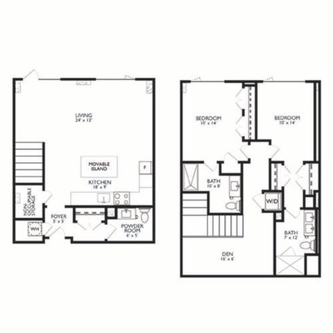Ravel and Royale - Floor Plan Diagram
