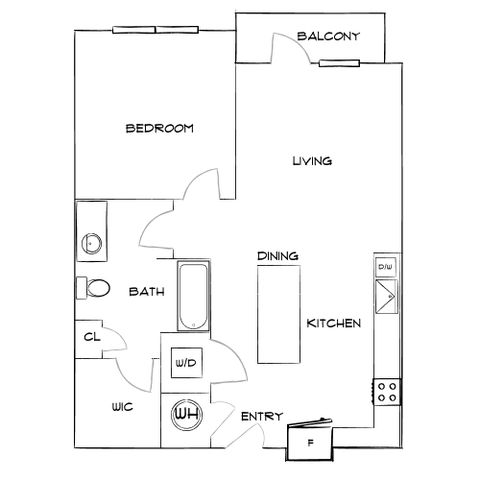 The Anson - Apartment Floorplan