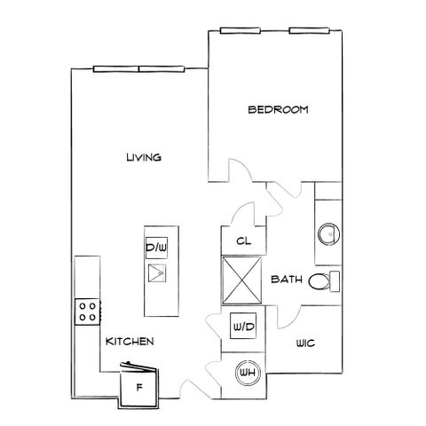 Emerson at Montford Park - One Bedroom Layout