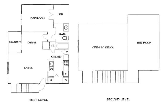 Anson at the Lakes - Two-Level Floorplan