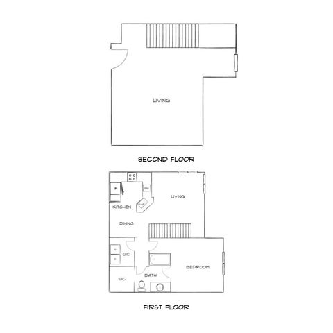 Burano Hunter\'s Creek - Two-Level Floorplan