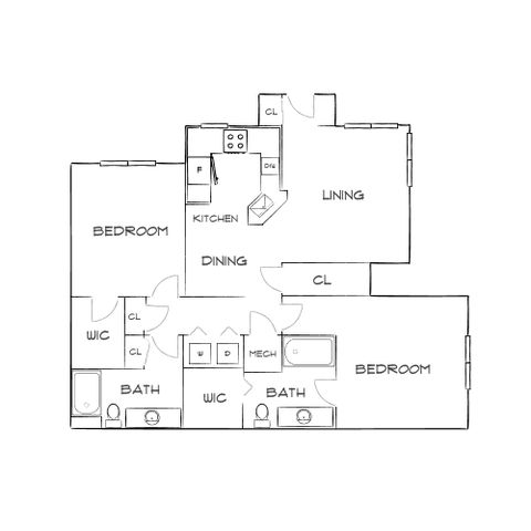 Burano Hunter\'s Creek - Floorplan Layout
