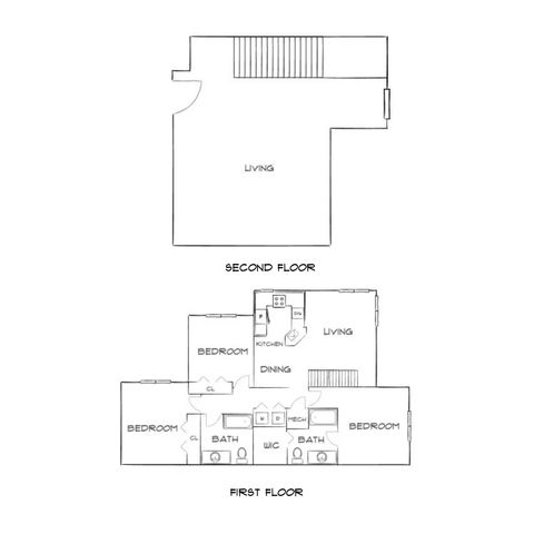 Burano Hunter\'s Creek - Two-Story Floorplan