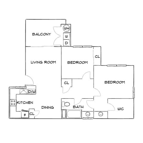 The Highlands at Grand Terrace - 043559 - Two Bedroom Floorplan