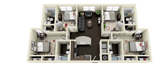4 Bedroom 4 Bathroom