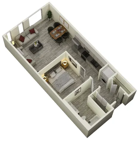 Open 1-Bed G