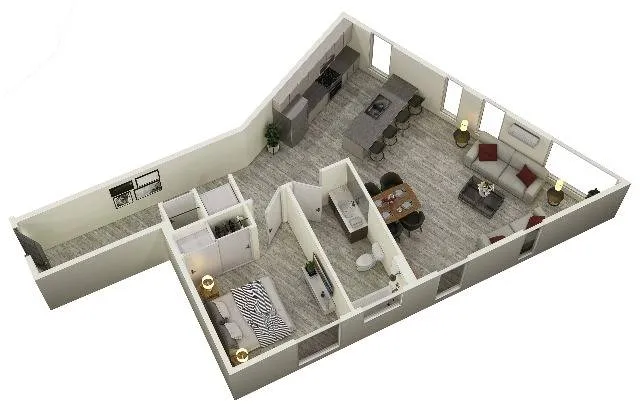 1-Bed B