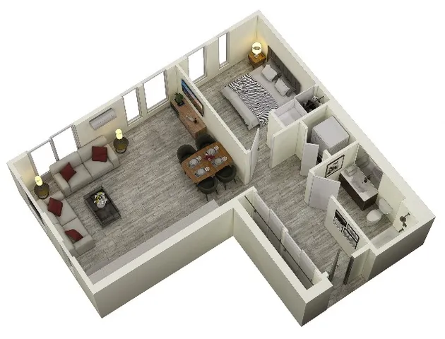 1-Bed F