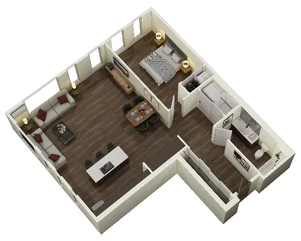 1-Bed E