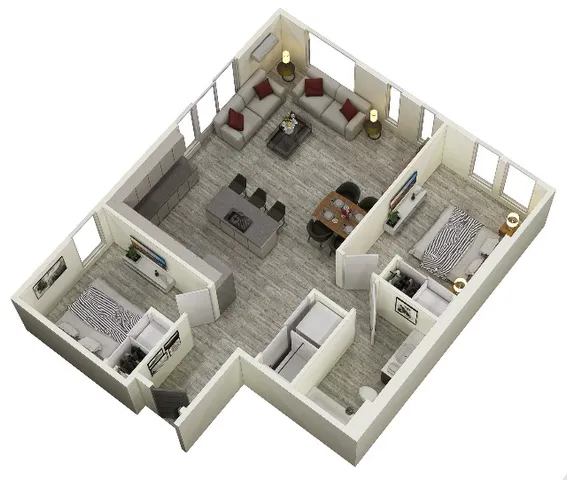2-Bed B