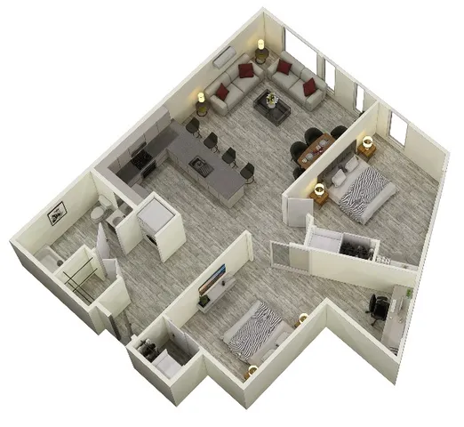 2-Bed E