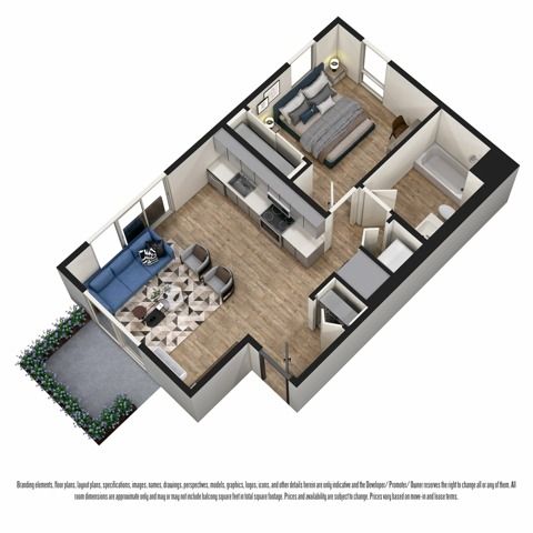 1-Bed P