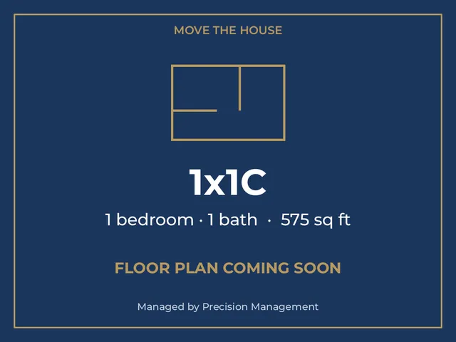 Move The House - 1 Bedroom Floorplan
