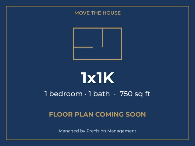 Move The House - 1x1K Floor Plan