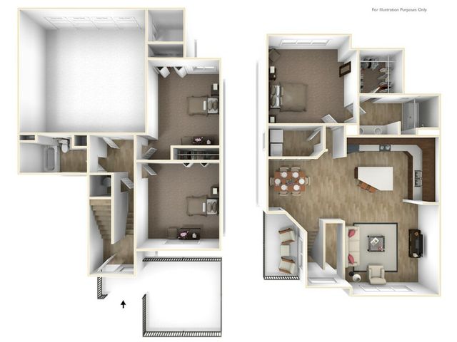 3x2 B Townhome