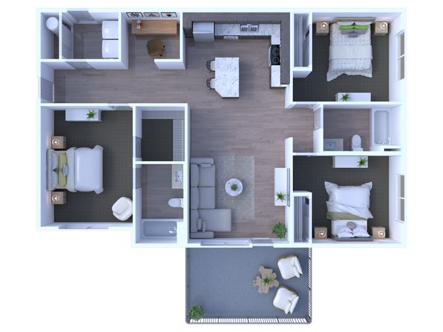 3x2 w/ Den