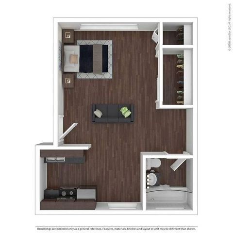 Studio floor plan
