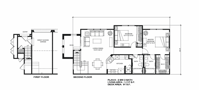 Two Bedroom Floorplan